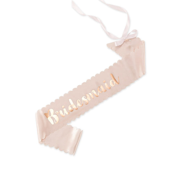 Bridesmaid sash 2025