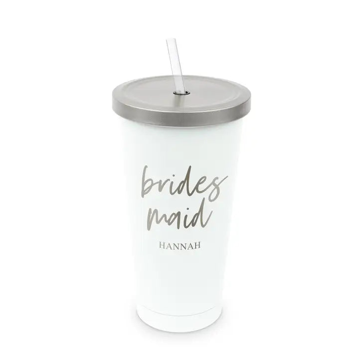 Personalized Stainless steel bridesmaid tumbler